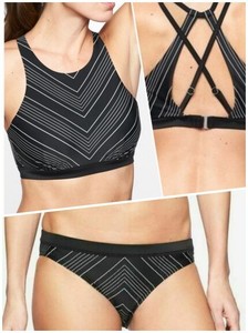 athleta high neck bikini top