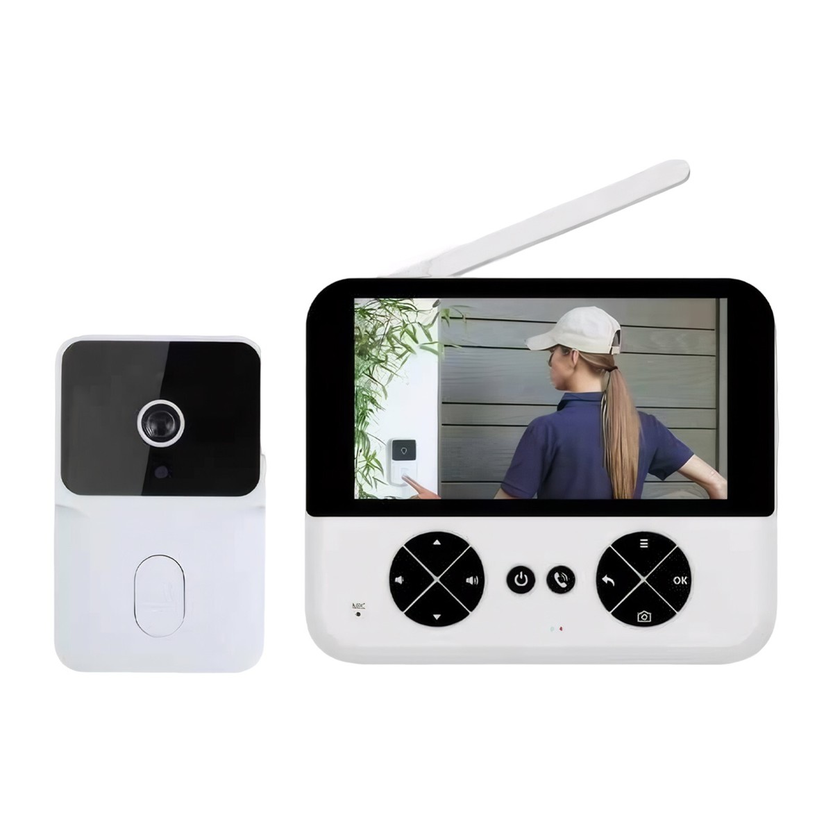 Wireless Video Doorbell Phone Security Camera Door Bell Ring