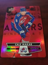 Cale Makar Red Die Cut DC-14 Tim Hortons Hockey Cards Upper Deck 2021-22