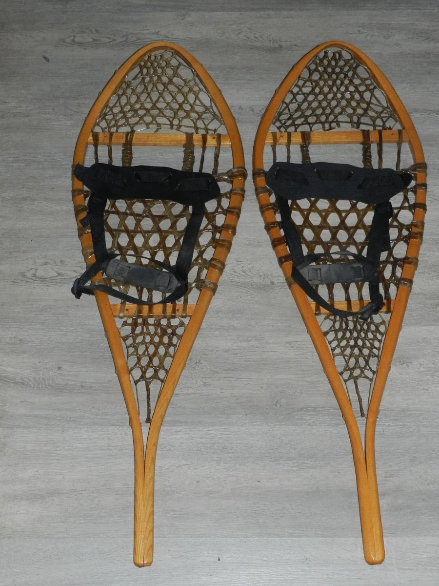 Anciennes Raquettes à Neige Canadiennes - 14x42, Sport De Montagne, Authentiques