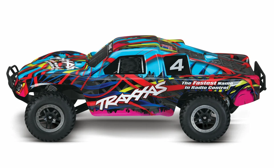 TRAXXAS SLASH Hawaiian 2WD Automodello Elettrico Brushed 58034-1 Short Course Tr - Immagine 3 di 4