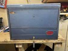 Huot Machinist Toolbox Built In 1960 W/ OG Papers, Keys And Tool Tray Very Nice!