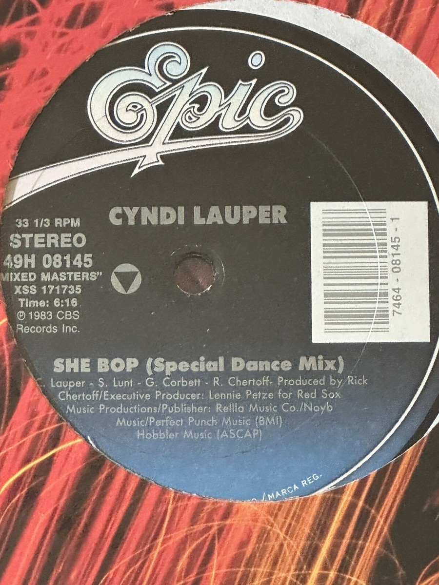 CYNDI LAUPER - SHE BOP/GIRLS JUST WANT 2 HAVE FUN '89 US SEALED 12