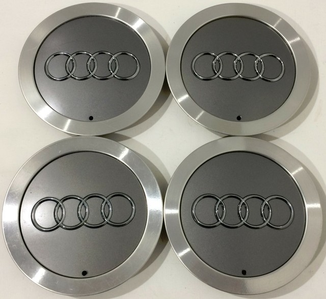 (4) OEM 20042010 AUDI A6 A8 D3 Series Wheel Center Caps Hubcaps 4B0
