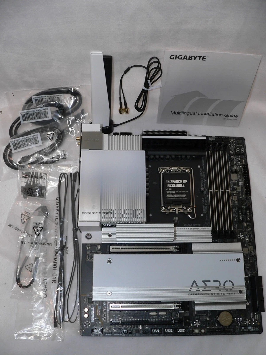 Gigabyte Z690 Aero D LGA1700 DDR5 M.2 HDMI WiFi 2.5Gb LAN USB 3.2
