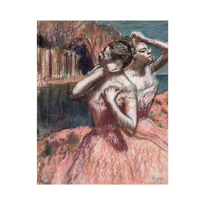 Edgar Degas, Two Dancers, 1900, Canvas Print, 24'' x 30'' + Border