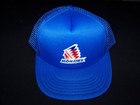 Mohawk Gas & Oil Vintage Snapback 1980s hat mesh back blue truckers cap