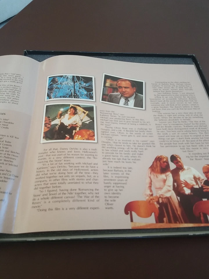 Laserdisc - Box Set - Comedy - The War of the Roses: Special Edition UNTESTED  Foto 4 de 4