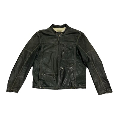 Herren Leder Jacke Lederjacke Herren Extra Lange Ã¤rmel Conbipel