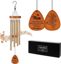 Birthday Gifts for Mom from Daughter Son, Mothers Day Wind Chime for Mum