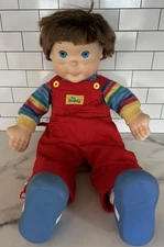 My Buddy Doll 1985 Hasbro Original Outfit Blue Eyed Brown Hair Plush Vintage