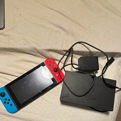 Nintendo Switch Console 32GB w/ Neon Blue/Red Joy-Con, Dock & AC Adapter