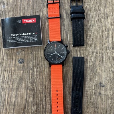 TIMEX METROPOLITAN + ACTIVITY TRACKER TW2P81700 INDIGLO BLUETOOTH MEN'S WATCH 