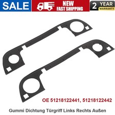 2x Gummi Dichtung T�rgriff vorne links rechts au�en f�r BMW 3er E36 51218122441