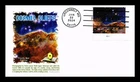 US COVER COSMIC CLIFFS PRIORITY MAIL EXPRESS $30.45 FIRST DAY ISSUE PANDA CACHET