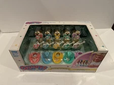 Rocking Horse for 5 Quints 1990 Tyco 5 Guitars & 5 Cowboy Hats Vintage New