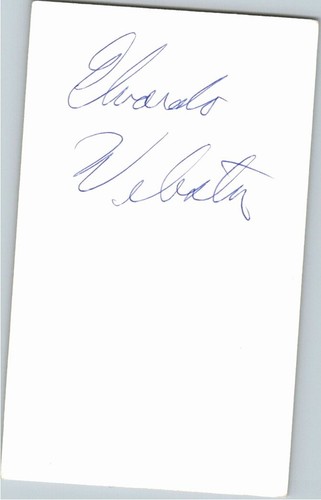 1990's Elnardo Webster- Signed/Autograph/Auto Index Card Pittsburgh Steelers NFL
