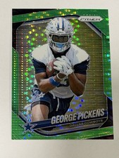 2025 Panini Prizm Football - George Pickens #71 Neon Green Pulsar Prizm