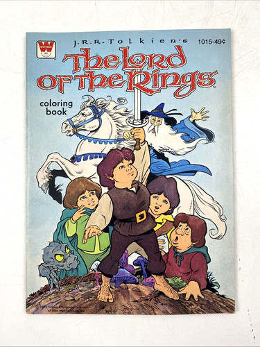 Vintage 1979 Whitman J.R.R. Tolkien The Lord of the Rings Coloring Book UNUSED L