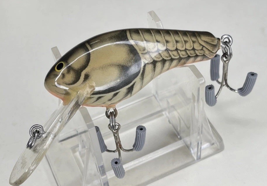 Vintage BAGLEY’S “Kill’r B2” Lure, Tuff Color! (Tru-Life Dk.Craw) NearMint w/BOX