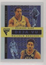2020-21 Panini Flux Deja Vu Silver Prizm Desmond Bane Malcolm Brogdon #39 0y8a