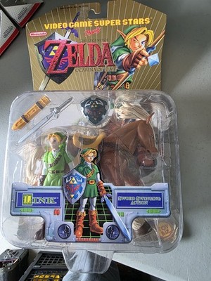 NIB - Legend of Zelda Ocarina of Time Link and Epona N64 Era Video Game (RARE)