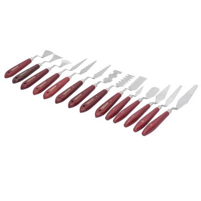 14x Painting Palette Knives Set Special Shaped Oil Painting Scraper Tools Artist