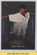 2013 Onyx Platinum Prospects Silver Ink 79/150 Hua-Wei Lo #PPAU45 Auto READ 0a3