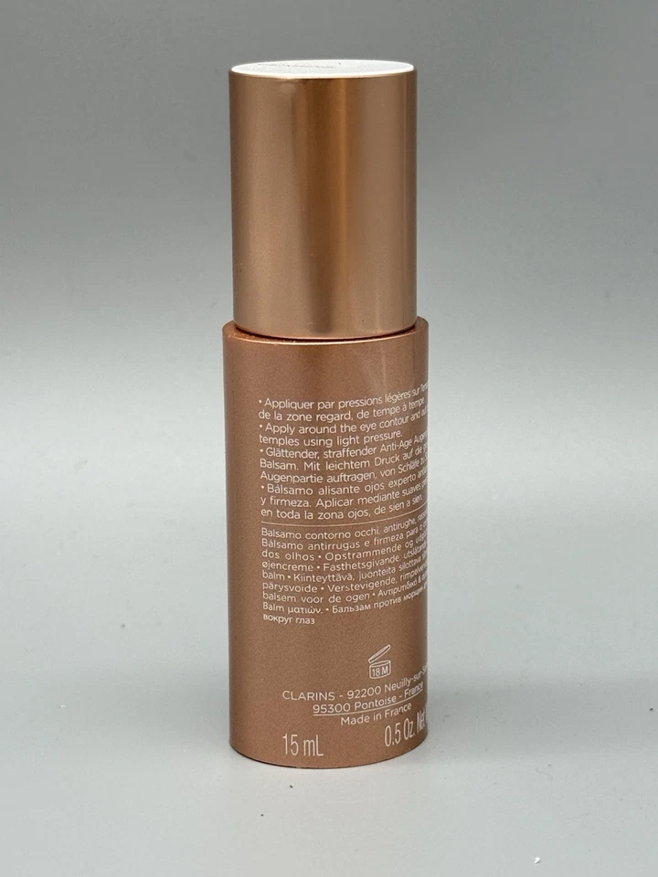 Clarins Paris - Bálsamo para ojos reafirmante y suavizante de arrugas (0,5 oz) - REF# 80081843 Foto 3 de 4
