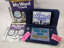 My Word Coach DS AUTHENTIC Nintendo COMPLETE learning words educational English