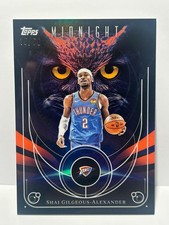 2025-26 Topps Midnight - Night Owls Shai Gilgeous-Alexander #NO-4 /50 SP
