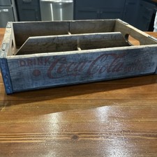 Vintage Coca Cola Wood Bottle Crate Yreka CA Soda Carrier Original Advertising