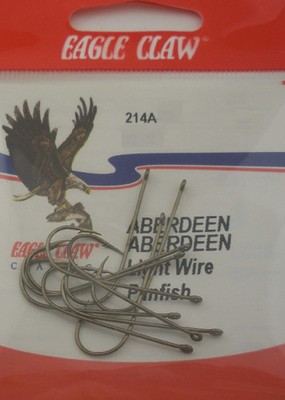 Eagle Claw 214A #1 10 Stück Bronze Drahthaken Aberdeen