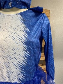 NEW Sonic The Headhog Costume Girl's Dress with Hat Girl's Size XL KG JD