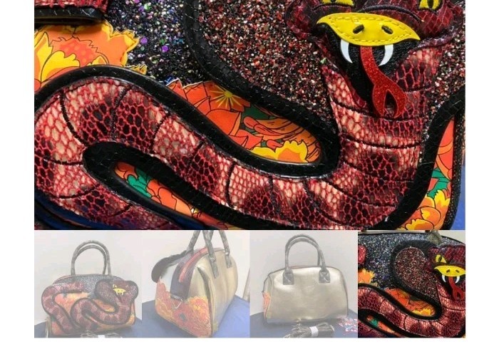 Irregular Choice  Snake Bag 🎒"Be Charming " Rare Soldout Bag Only image 10