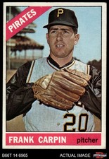 1966 Topps #71 Frank Carpin Pirates 3 - VG