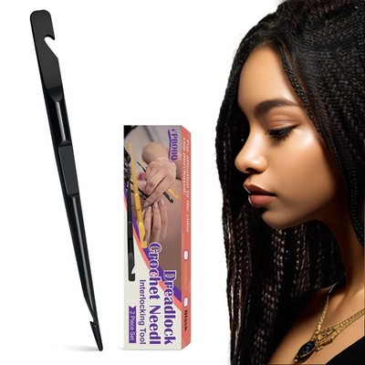 Dreadlock Retightening Tool, Interlocking Crochet Needle Set, Dual Ended Meta...