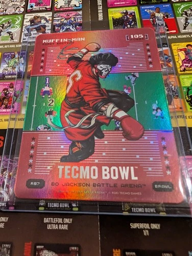 Baker Mayfield `Muffin Man` 2026 Bo Jackson Battle Arena Tecmo Red Brawl R97