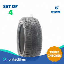 Set Of 4 Used 23545r18 Pirelli Winter Sottozero 3 To Pncs 98v - 732 Set Of 4 Used 23545r18 Pirelli Winter Sottozero 3 To Pncs 98v - 732