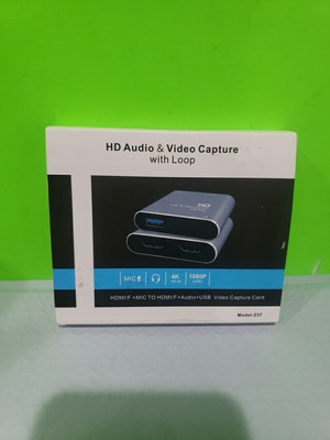 OPKALL HD Audio And Video Capture With Loop Card 4K USB Game Record Box PC Mic