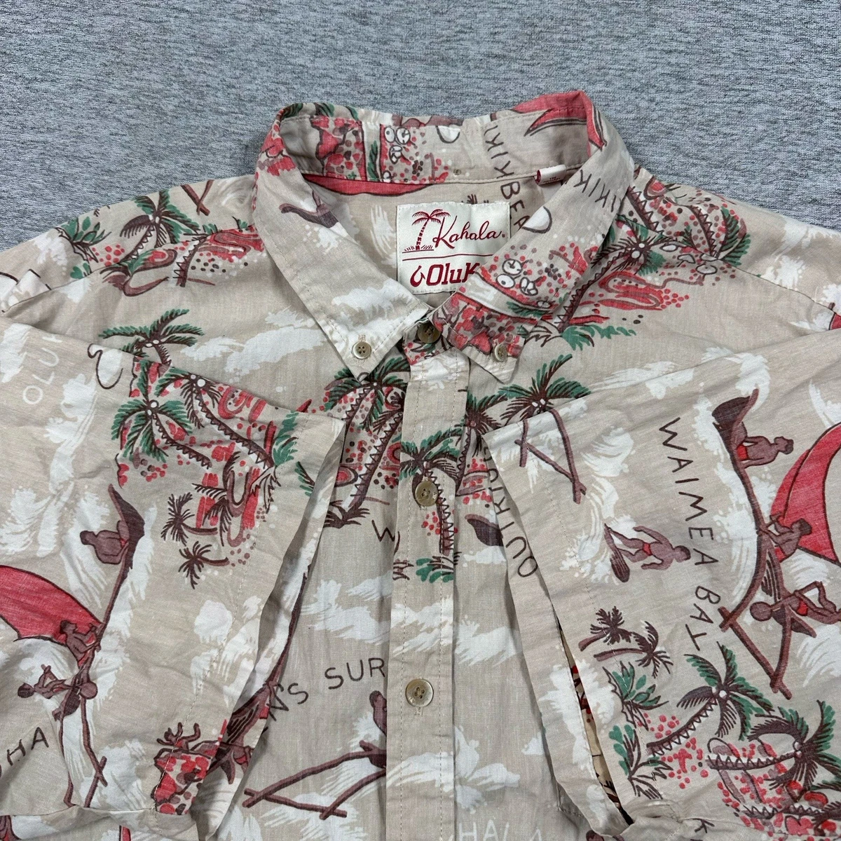 Chemise Hawaïenne Homme Kahala 2XL | Motif Vacances îles | Occasion Excellent état