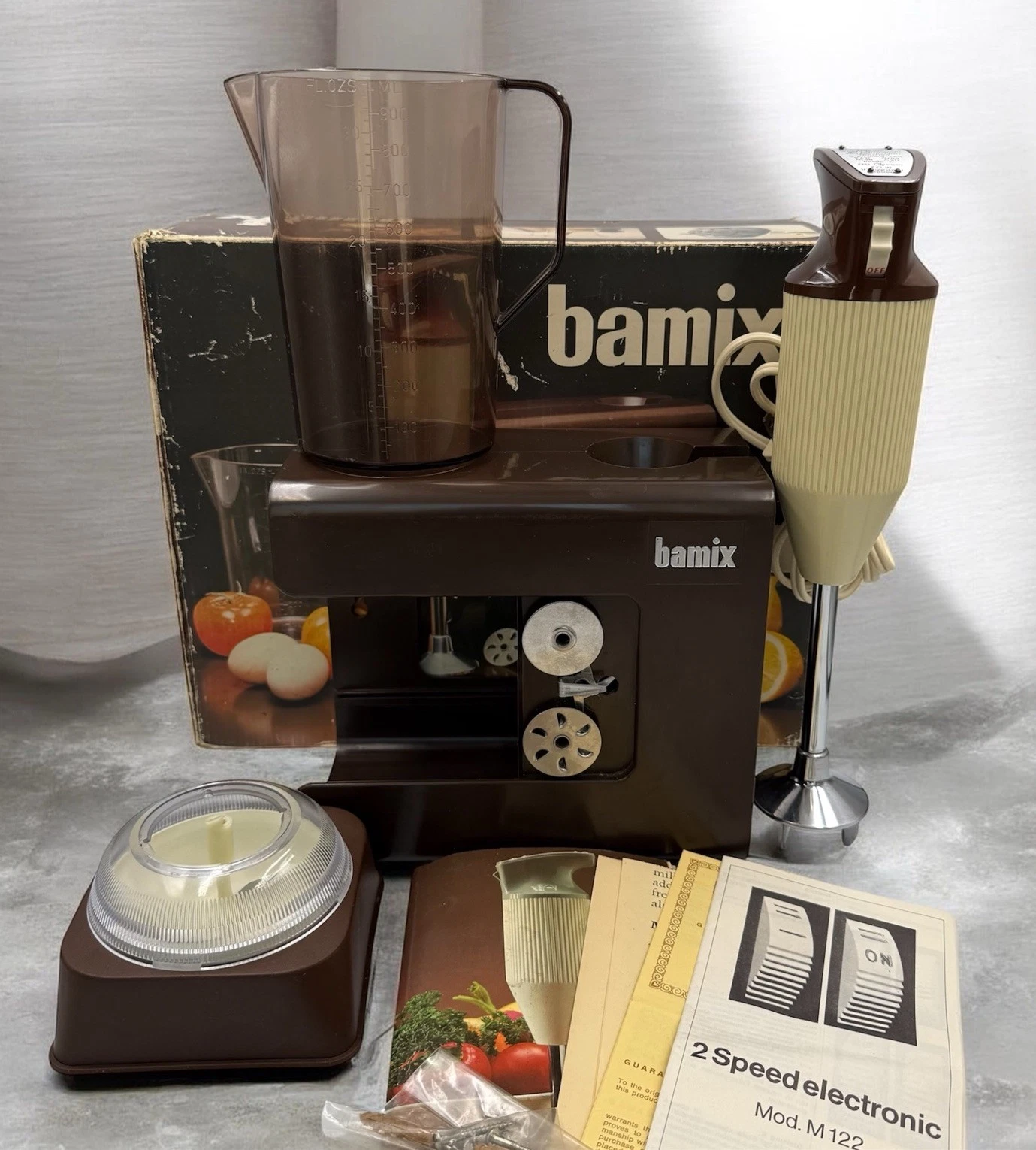 Vintage Bamix M122 2 Speed Hand Mixer
Opens in a new window or tab