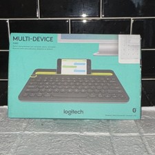 Logitech K480 Bluetooth Multi-Device Keyboard QWERTY English Black/Yellow