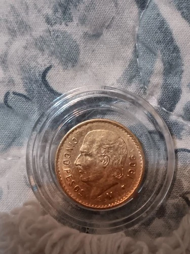 1906 Mexico 5 Pesos Gold — photo from the most recent tracked eBay sale