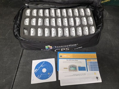 CPS Pulse E-instruction Class Clickers & Case - Lot of 32