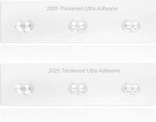 Shower Caddy Adhesive Replacement, Strong Shower Shelf Adhesive,2 Pack WaterProo