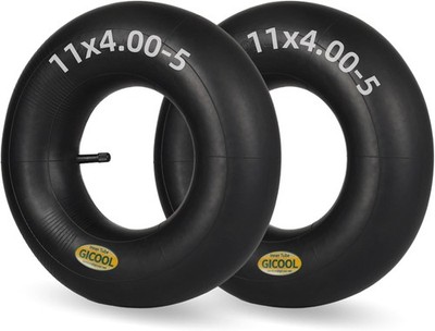11x4.00-5 Inner Tube, 2 Pack with TR-13 Valve Stem, Heavy Duty, for Zero Turn...