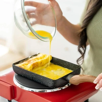 Antihaft Tamagoyaki Pfanne Rechteckige Eierpfanne Omelette Pfanne - Bild 1 von 4