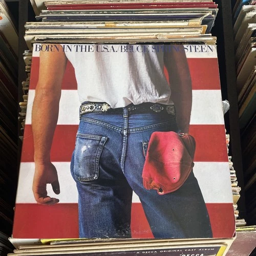 Bruce Springsteen Born in the USA Vinyl LP Record 1984 EX/VG+