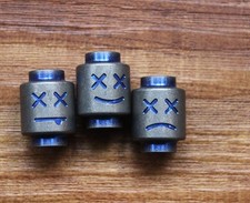 Titanium Knife Lanyard Bead Paracord Pendant EDC Charm DIY Keychain Zipper Pull